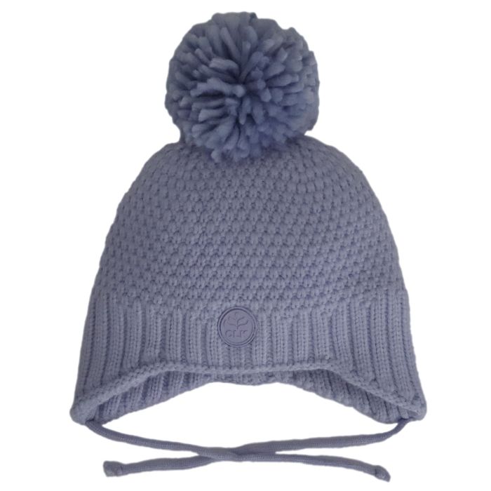 Knit Earflaps Fleece PomPom Hat (Multiple Colours)