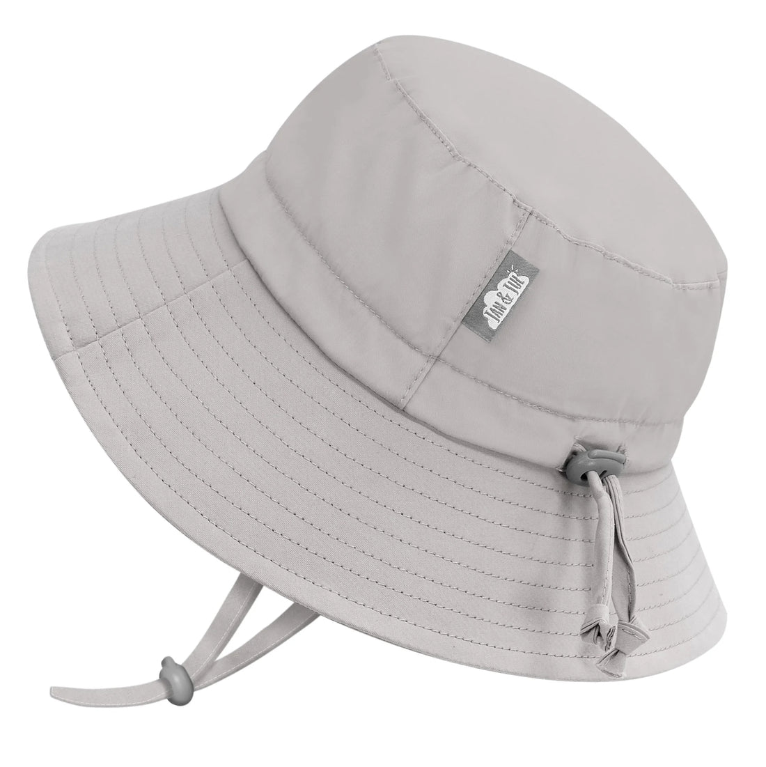Kids Cotton Bucket Hats | Ash Grey