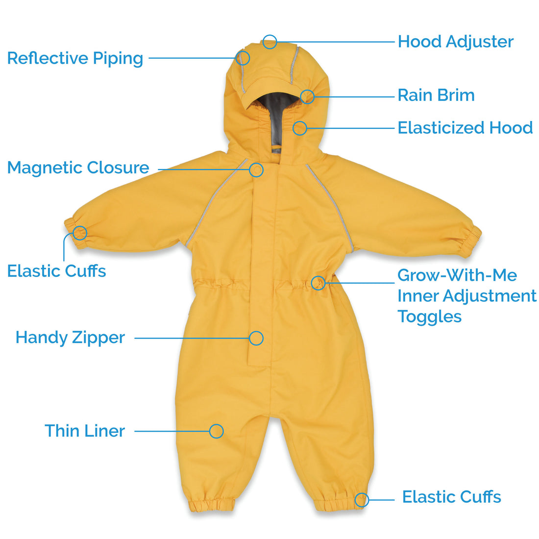 Kids Thin-Lined Rain Suits | Dinoland
