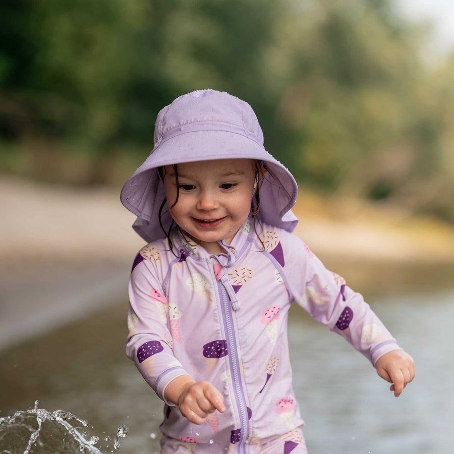 Kids Water Repellent Adventure Hats | Lavender