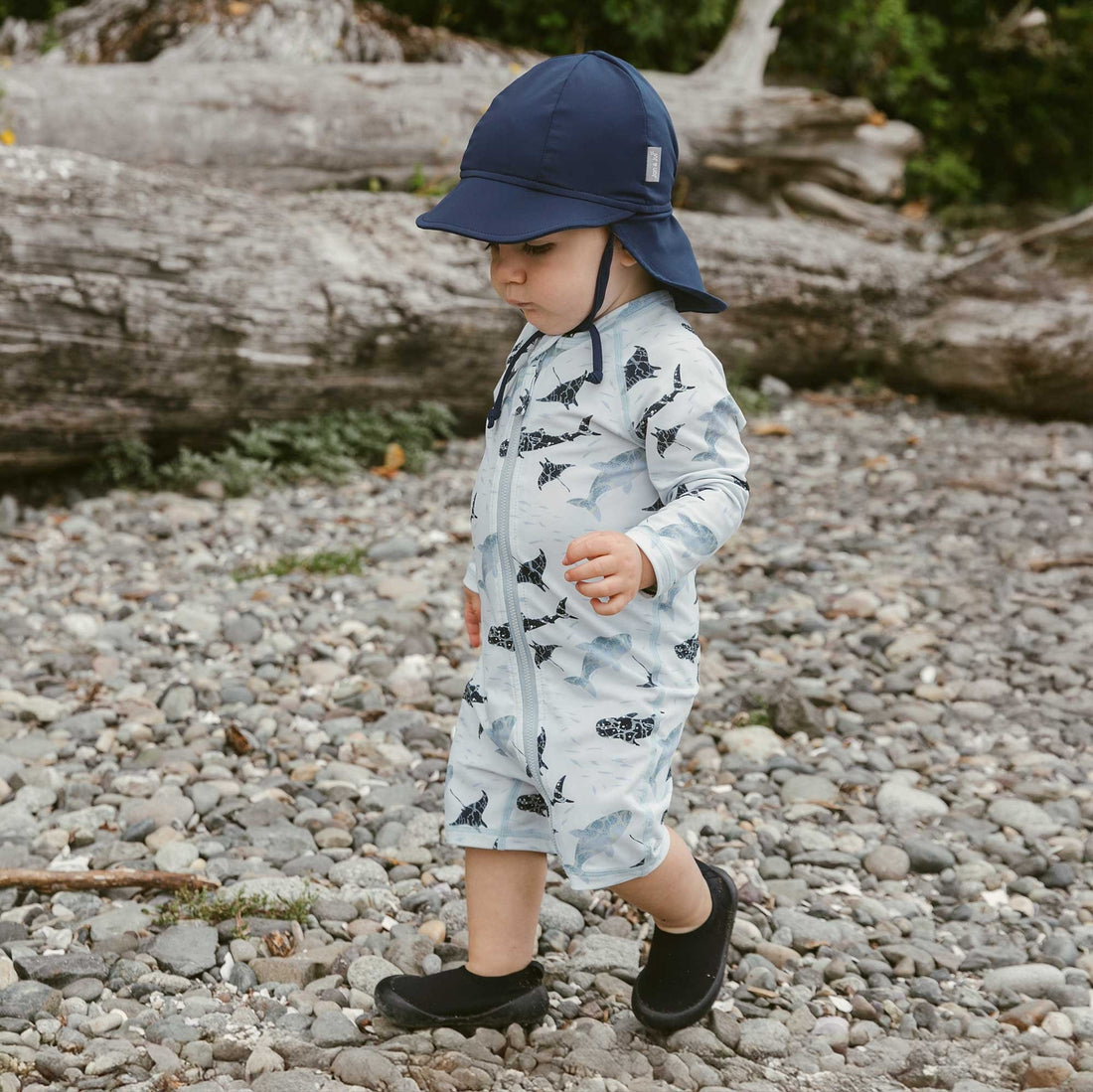 Sun Soft UV Baby Caps | Dark Navy