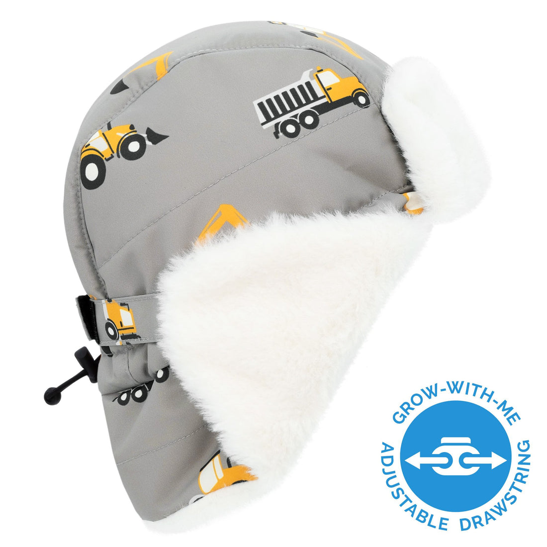Kids Insulated Winter Hats | Grey Construction