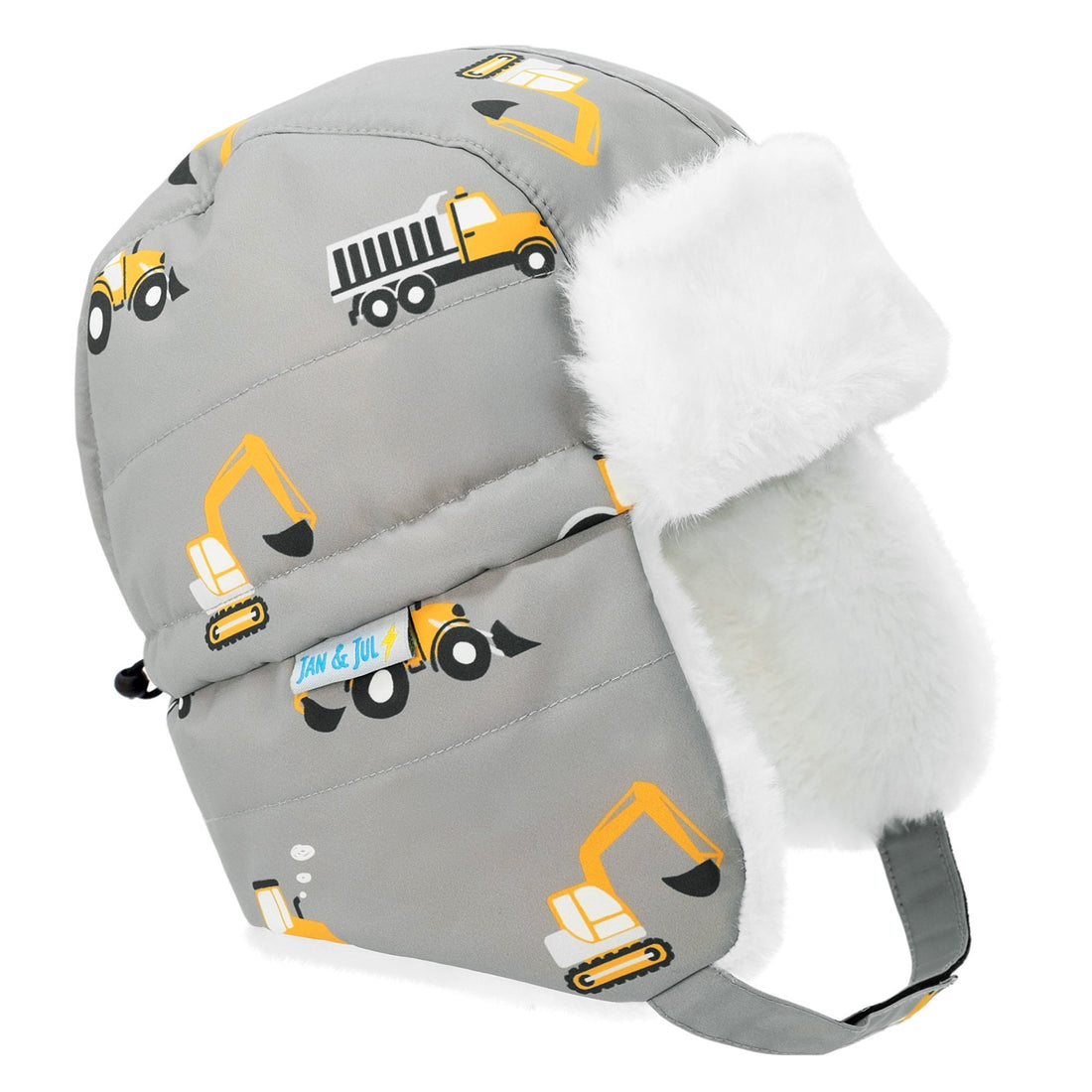 Kids Insulated Winter Hats | Grey Construction