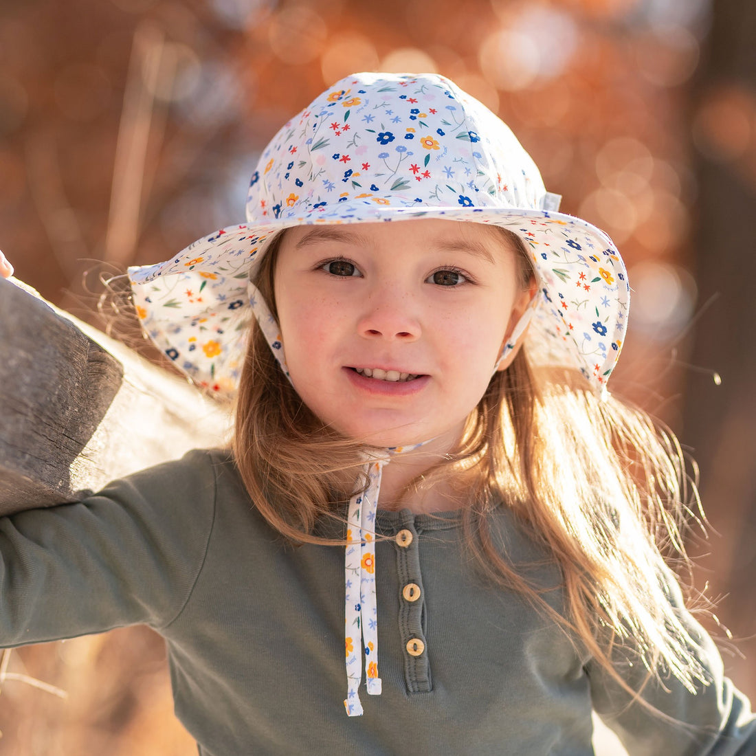 Meadow Flowers | Cotton Floppy Hat