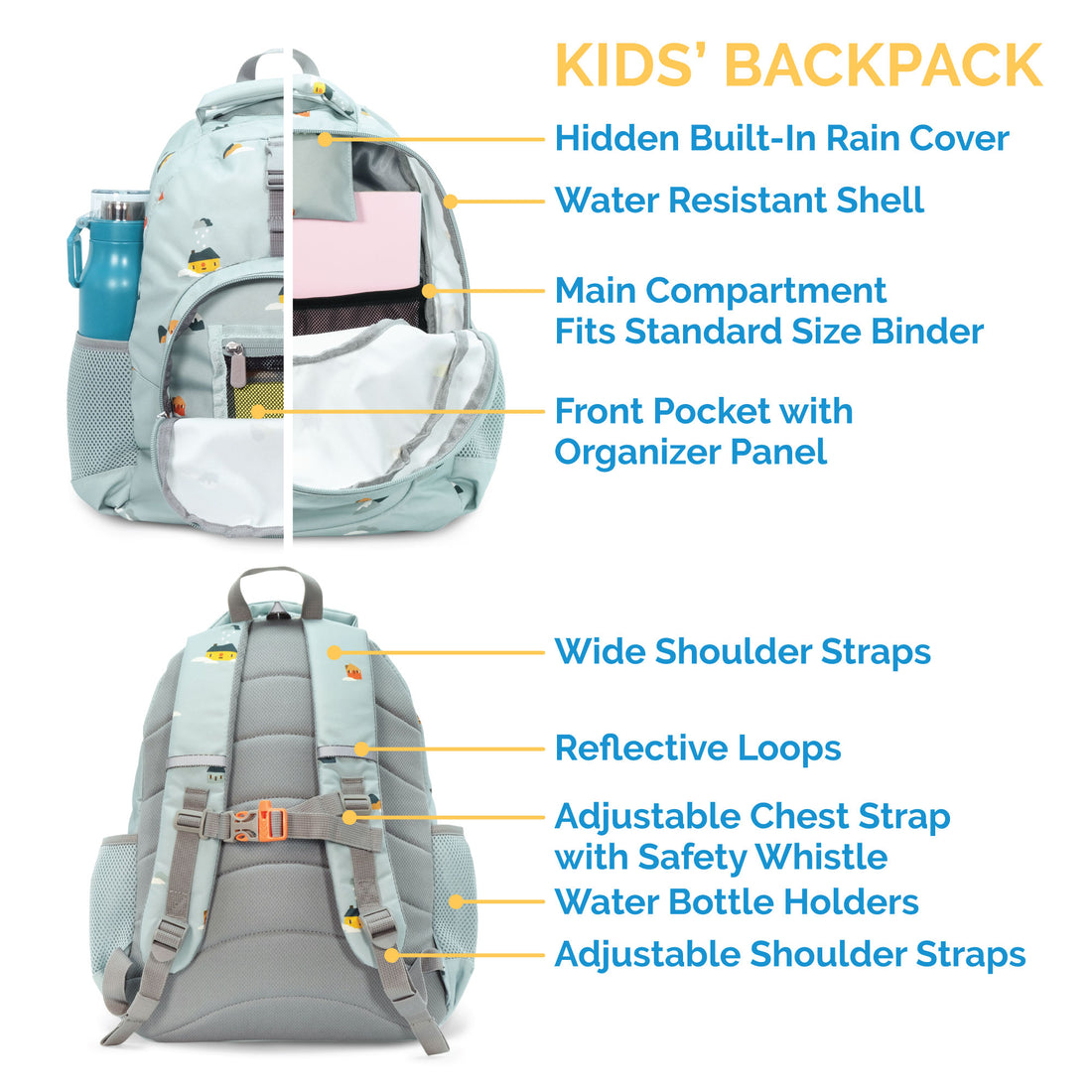 Kids Backpacks | Heather Grey