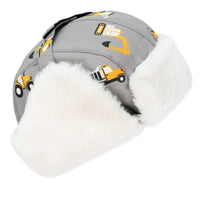 Kids Insulated Winter Hats | Grey Construction