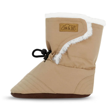 Stay-Put Winter Booties | Soft Brown