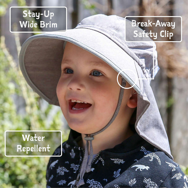 Kids Water Repellent Adventure Hats | Lavender