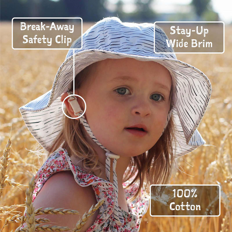 Kids Cotton Floppy Hats | Pink Prairie