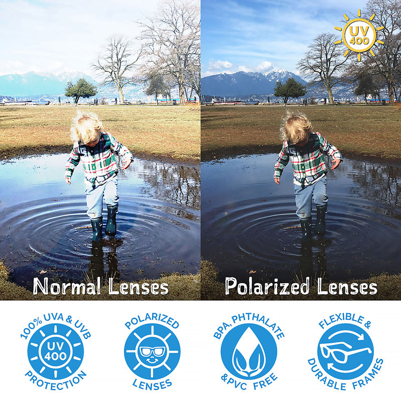 Urban Polarized Sunglasses | Peachy Pink Aurora