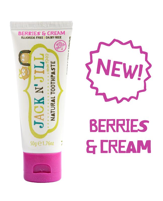 Berries & Cream Jack N' Jill Natural Toothpaste 50g