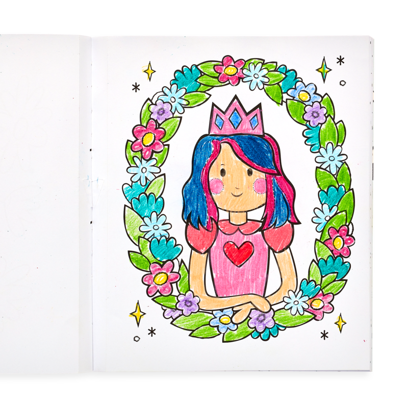 princesses and fairies coloring book
