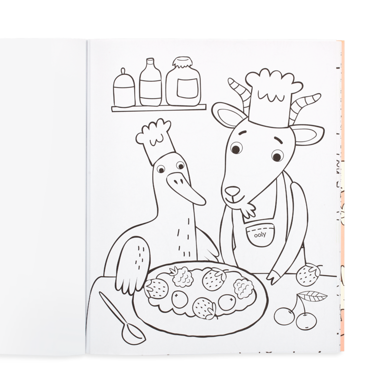 little farm friends coloring book
