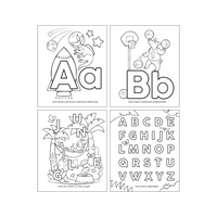 abc: amazing animals toddler coloring book