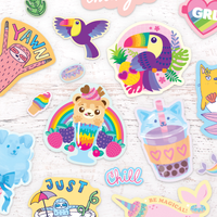 mer-made to party scented stickers