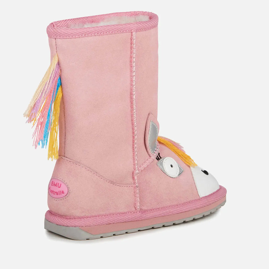 Magical Unicorn Pale Pink Boots