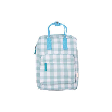 Retro Check Backpack - Green