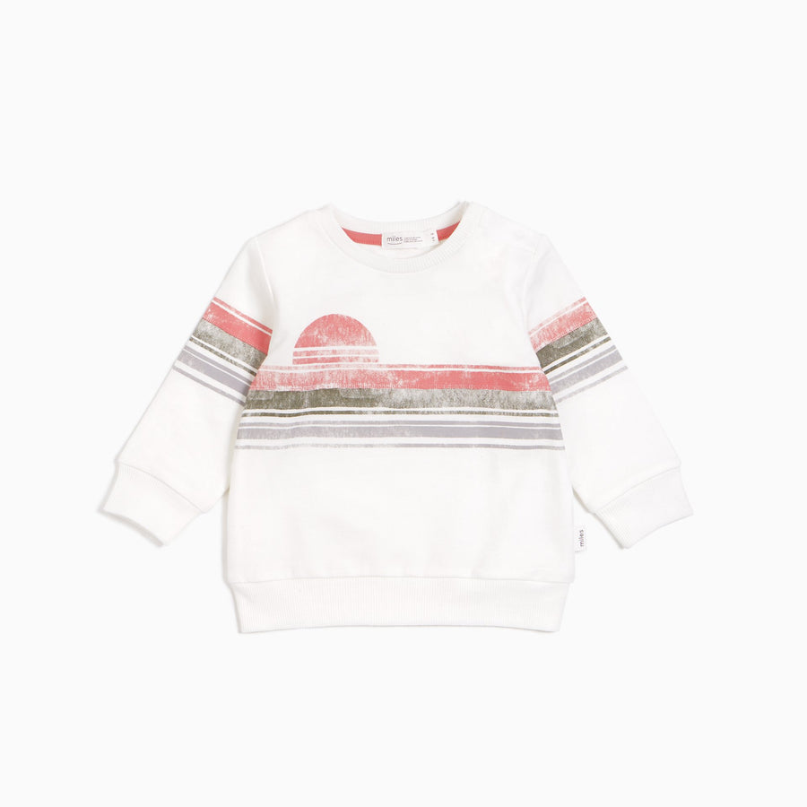 LAKEVIEW SWEATSHIRT IN MILES OFF-WHITE