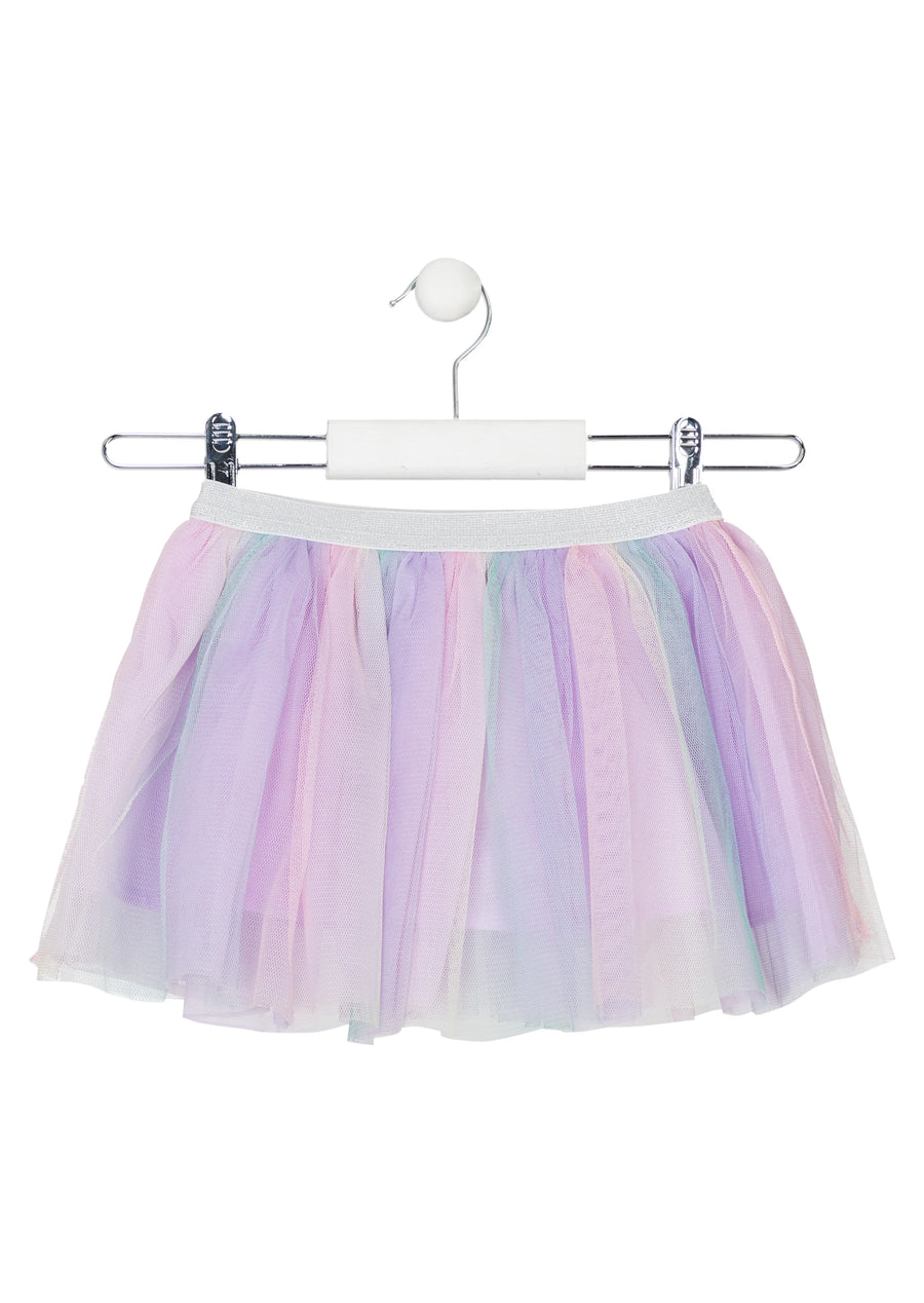 Skirt in Tulle Mauve, Child
