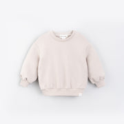 Miles Basics Fleece Girls' Sweatshirt in Cement