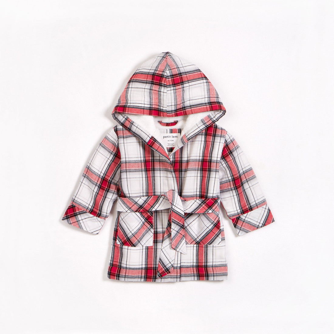 Classic Plaid Sherpa Lined Flannel Robe