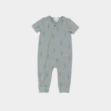 Palm Trees on Cement Grey Playsuit