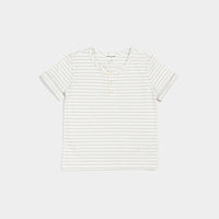Light Grey Yarn-Dye Stripe T-Shirt