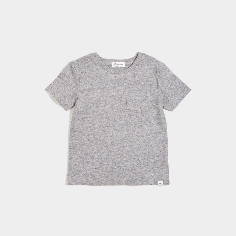 "Miles Basics" Heather Grey T-Shirt