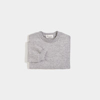 "Miles Basics" Heather Grey Puff Sweatshirt