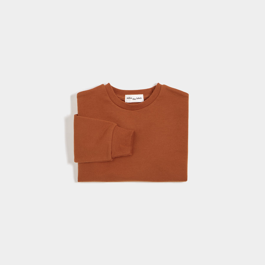 "Miles Basics" Sandstone Sweatshirt