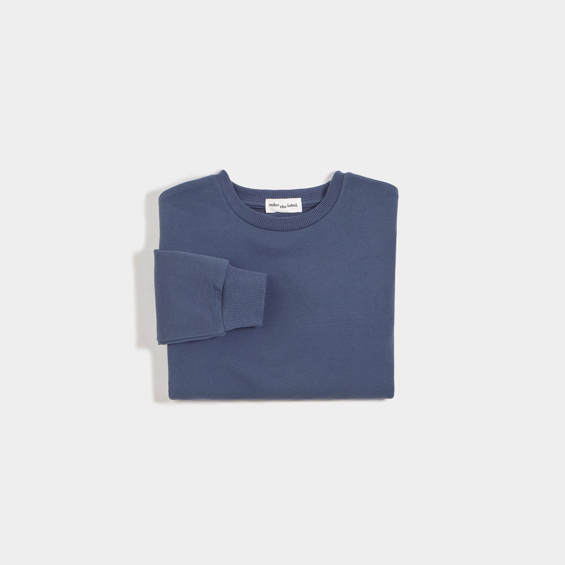 "Miles Basics" Vintage Blue Sweatshirt