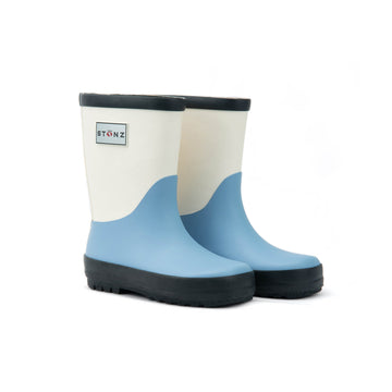 Rain Boots - Duo - Blue/Ivory