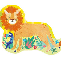 12 PIECE SHAPED JIGSAW IN SHAPED BOX - LION