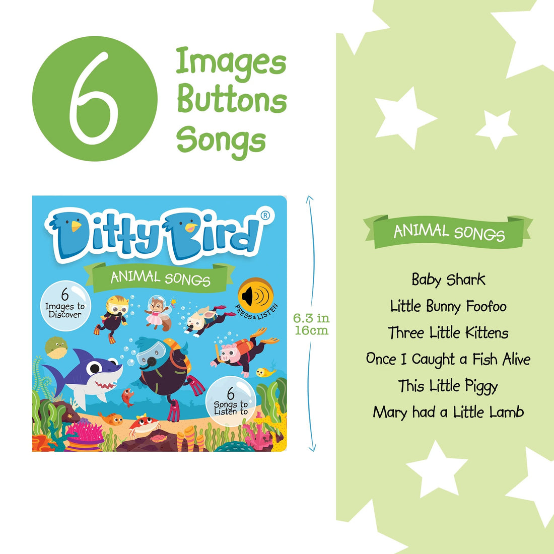 Ditty Bird Baby Sound Book: Animal songs