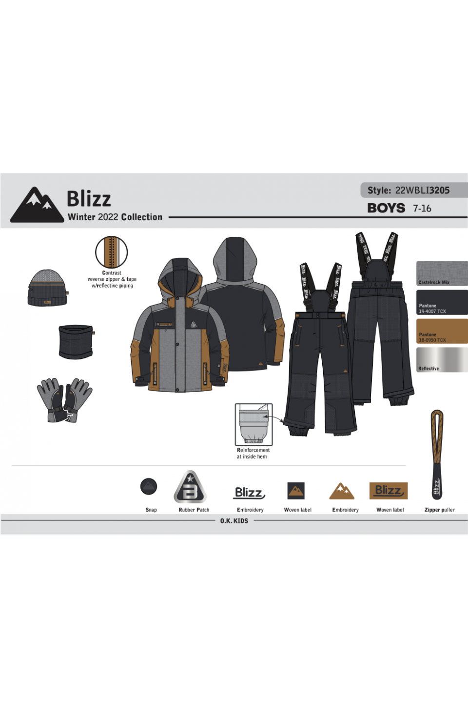 Blizz Snowsuit Set - Cathay Spice