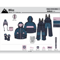 Blizz Snowsuit Set - Moroccan Blue