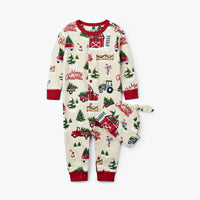 Country Christmas Coverall & Cap