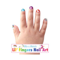 Lil' Fingers Nail Art- Unicorn Fantasy