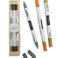 Inspire Metallic Chalk Marker Set 3