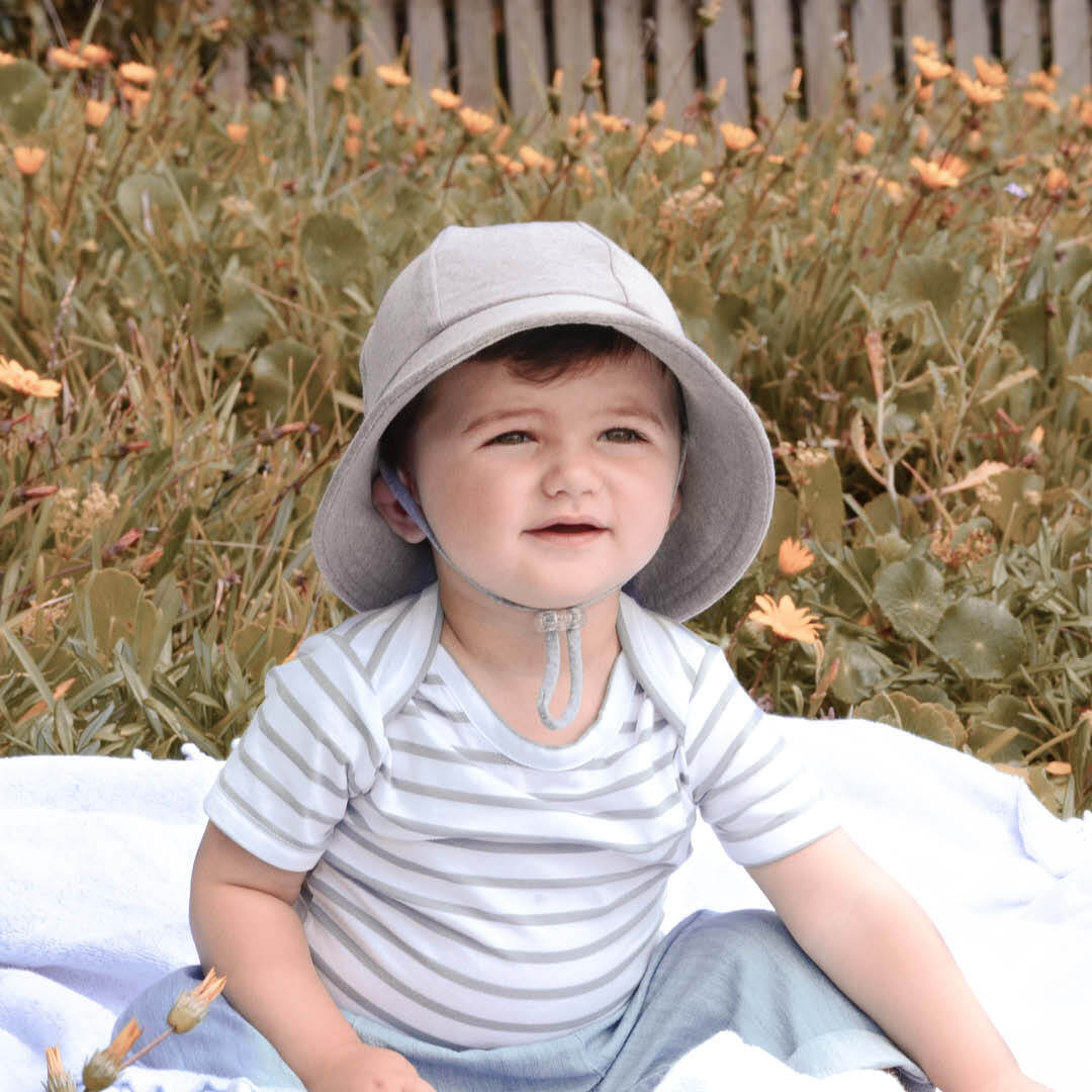 Toddler Bucket Hat - Grey Marle