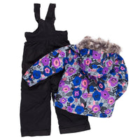 Floral/Black Snowsuit