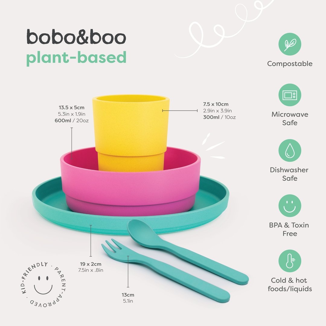 Plant-Based Dinnerware Set (Multiple Colors)