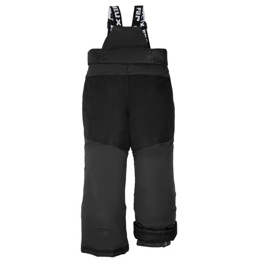 Two Piece Snowsuit Colorblock Black and Textured Gray