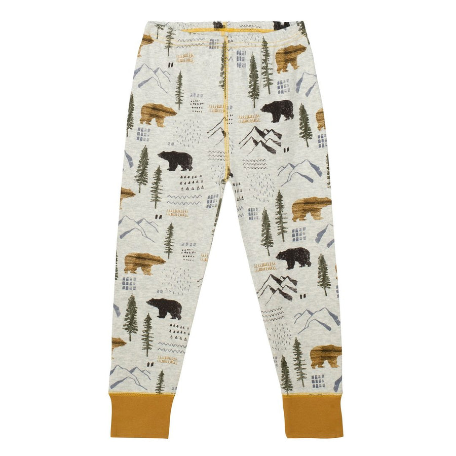 Organic Cotton Two Piece Pajama Set Bear