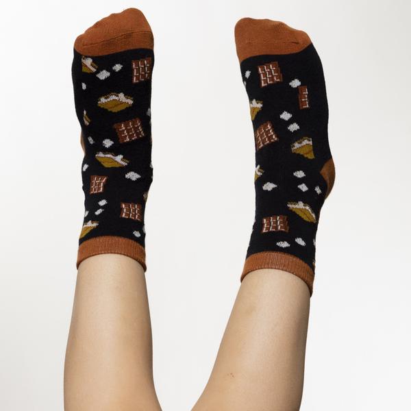 Socks Choco-Marshmallow Print