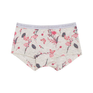Printed Boyshort Panty, AOP Retro Butterfly