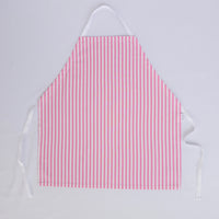 Little Worker Apron - Pink and White Stripes