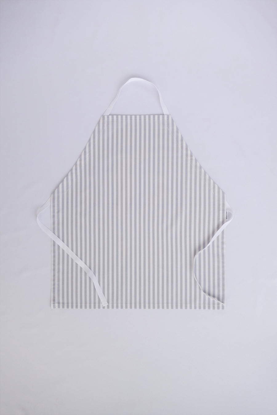 Little Worker Apron - Grey and White Stripes