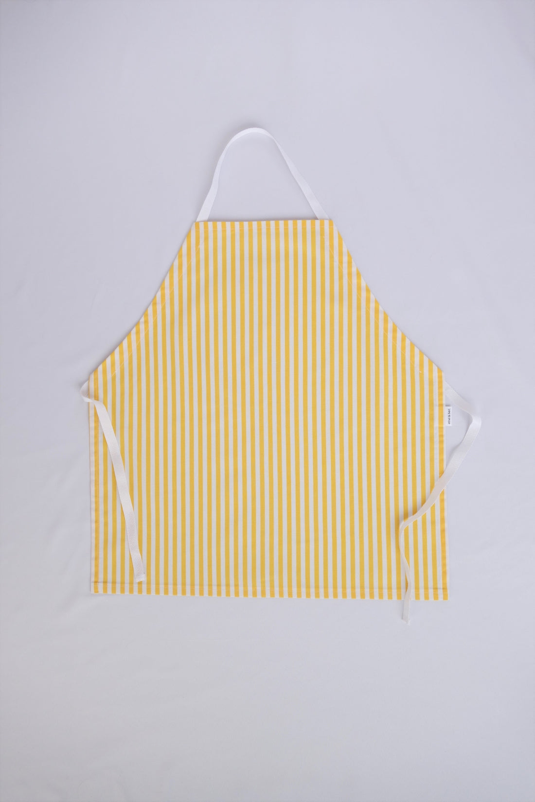 Little Worker Apron - Yellow and White Stripes