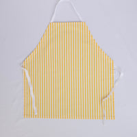 Little Worker Apron - Yellow and White Stripes